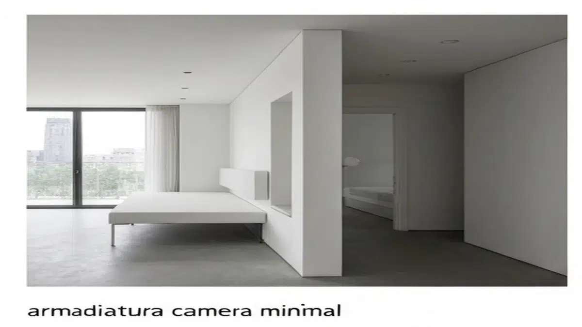 Minimalismo: armadiatura camera design minimal – Consigli di design