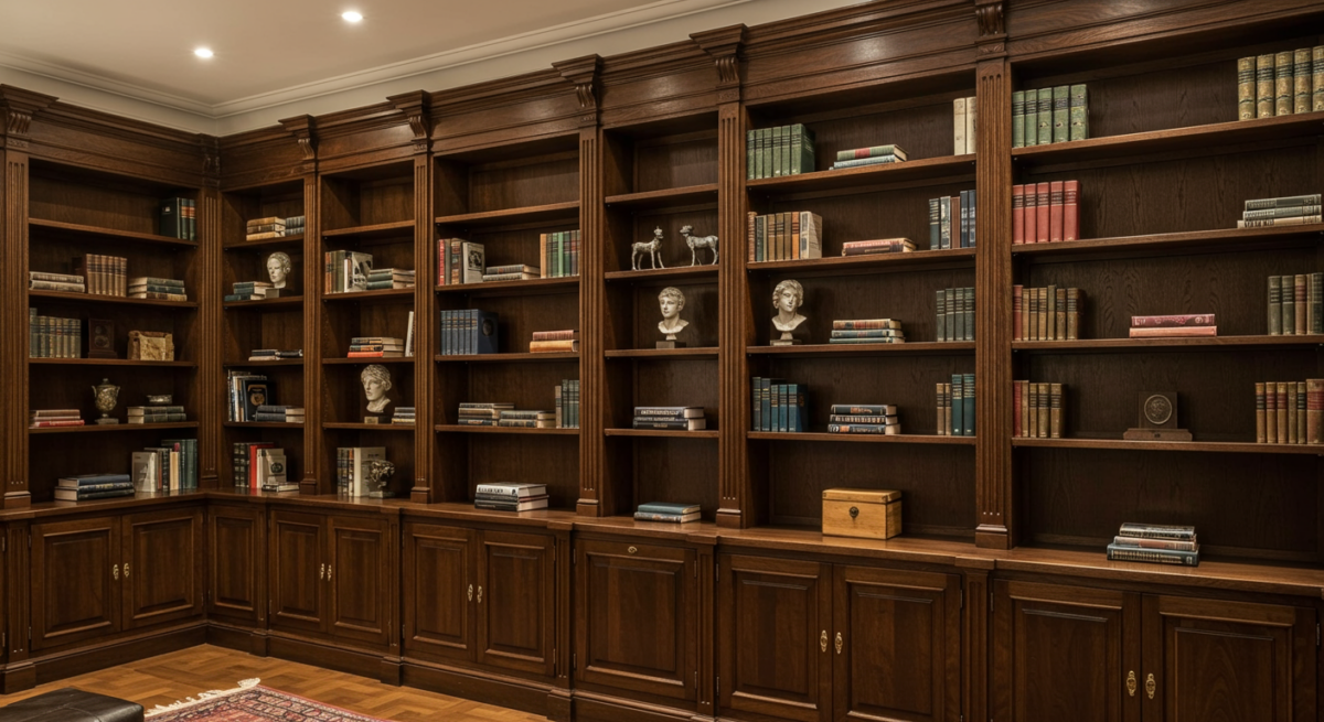 Libreria a Muro su Misura: Funzionalità e Bellezza nel Design Italiano