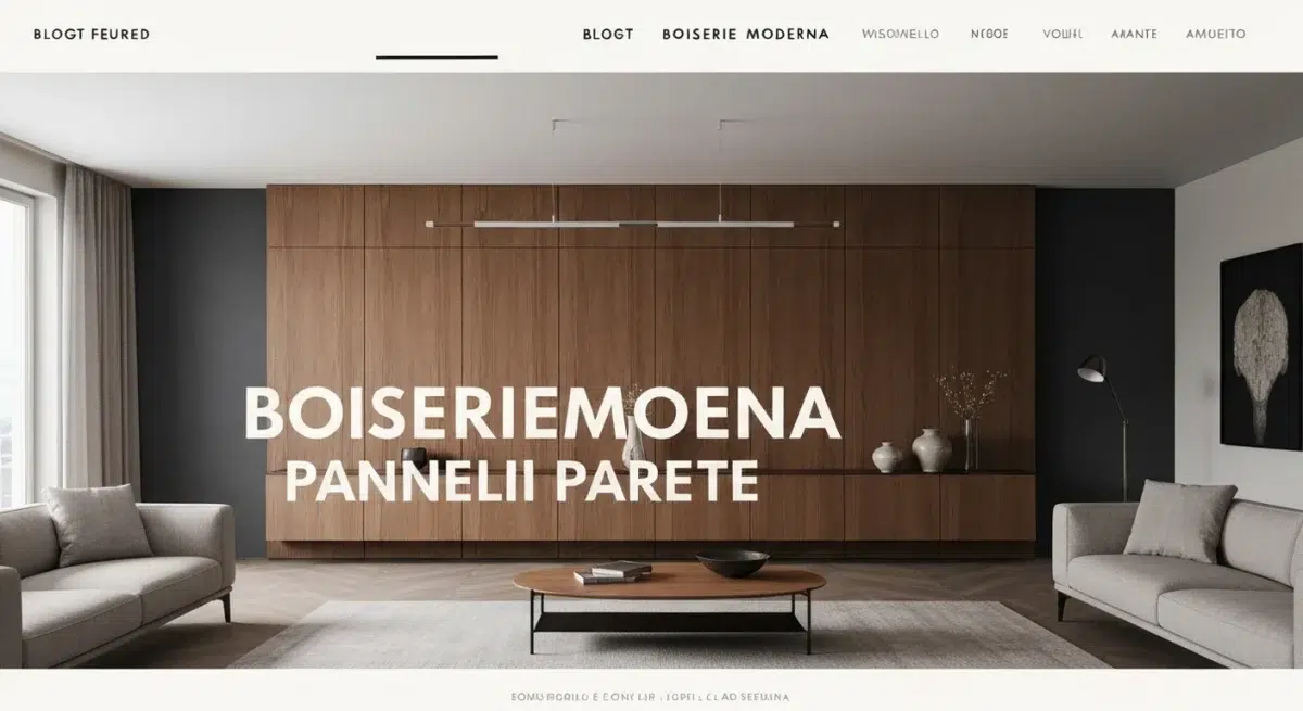 L’arte di boiserie moderna pannelli parete – Approccio classico contemporaneo